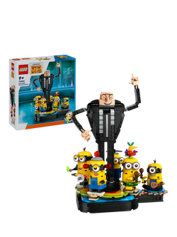 LEGO Despicable Me Brick-Built Gru and Minions Toy Set 75582, Multi