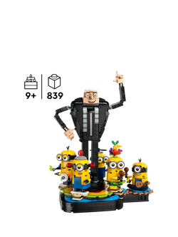 LEGO Despicable Me Brick-Built Gru and Minions Toy Set 75582 - view 2, Multi