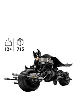 LEGO DC 76273 Batman Construction Figure and the Bat-Pod Bike - view 2, Multi