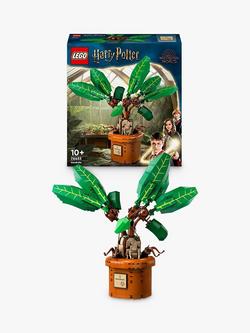LEGO Harry Potter Mandrake Magical Plant Toy Figure 76433, Multi