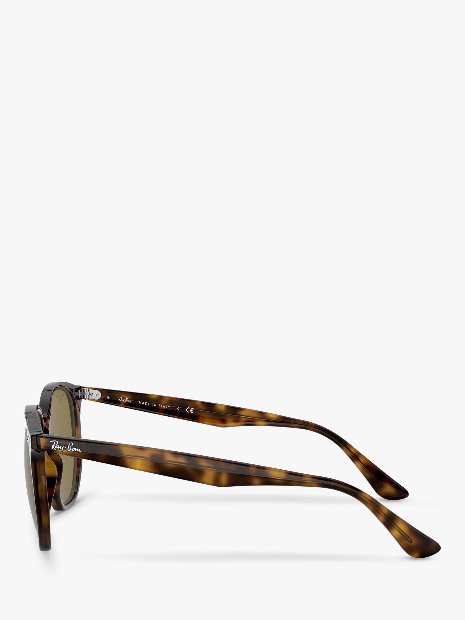 Product image 3 of 4, which shows Ray-Ban RB4306 Women's Oval Sunglasses, Light Havana/Brown