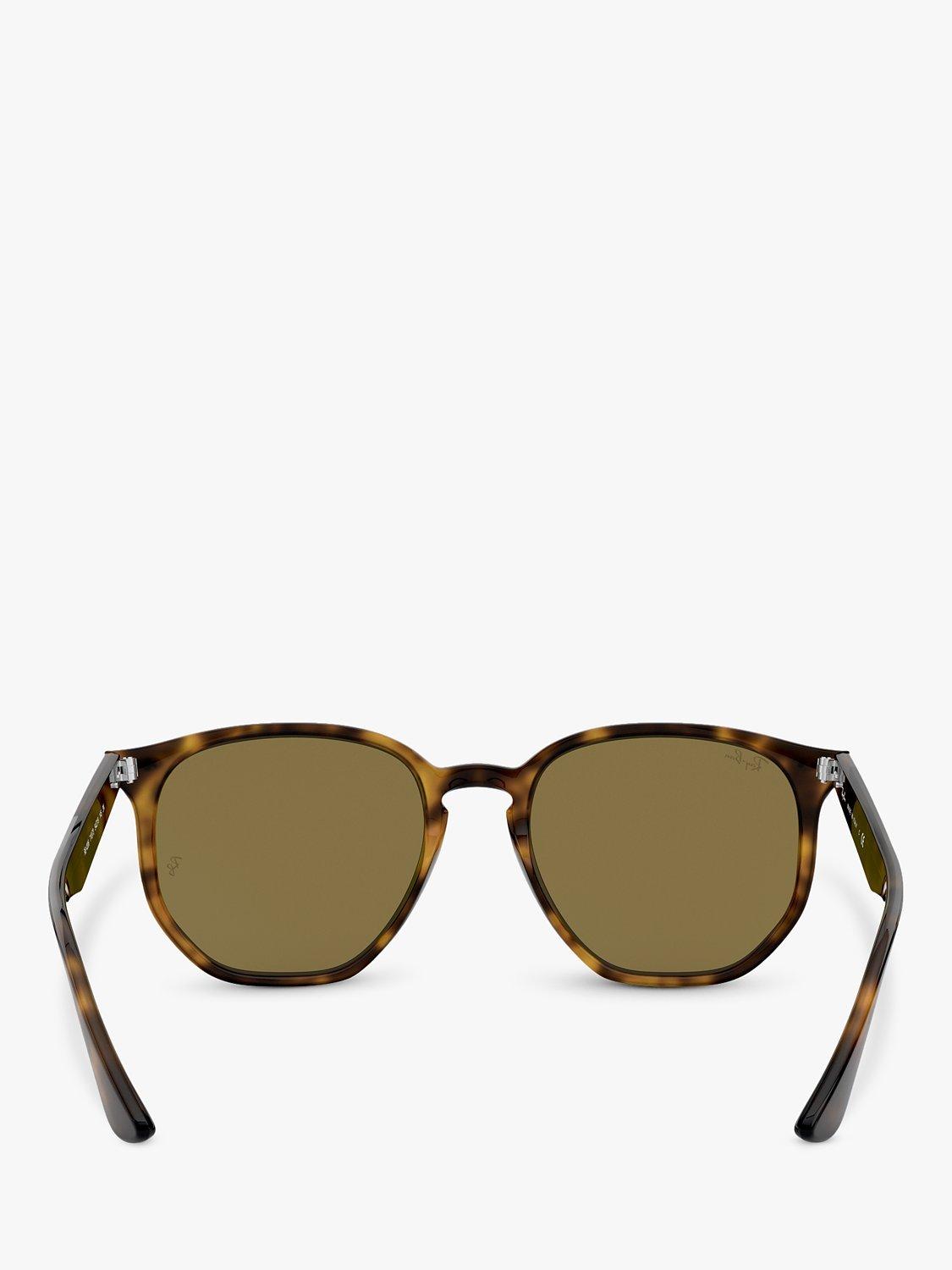 Product image 4 of 4, which shows Ray-Ban RB4306 Women's Oval Sunglasses, Light Havana/Brown