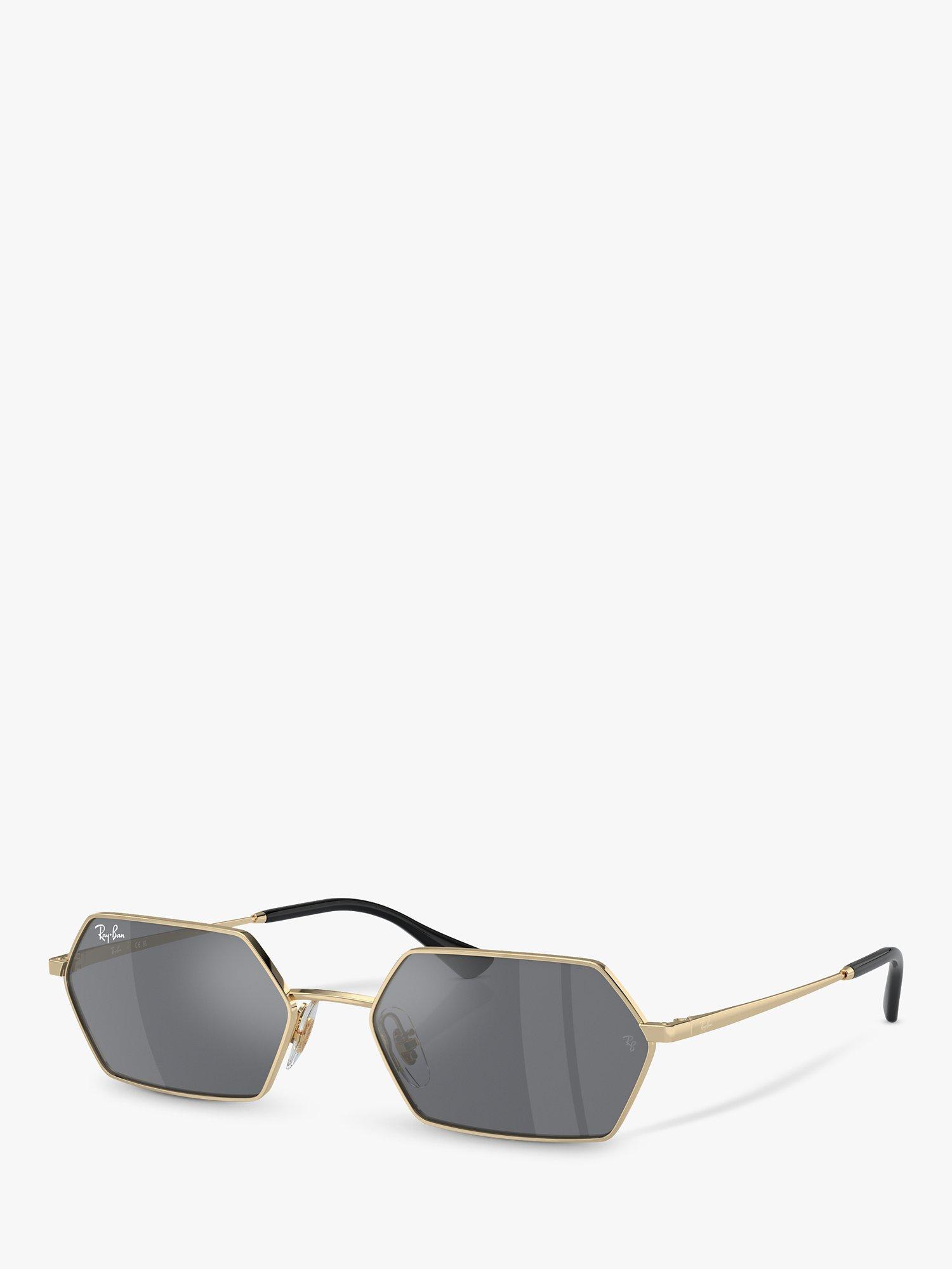 Gold reflective aviator orders sunglasses