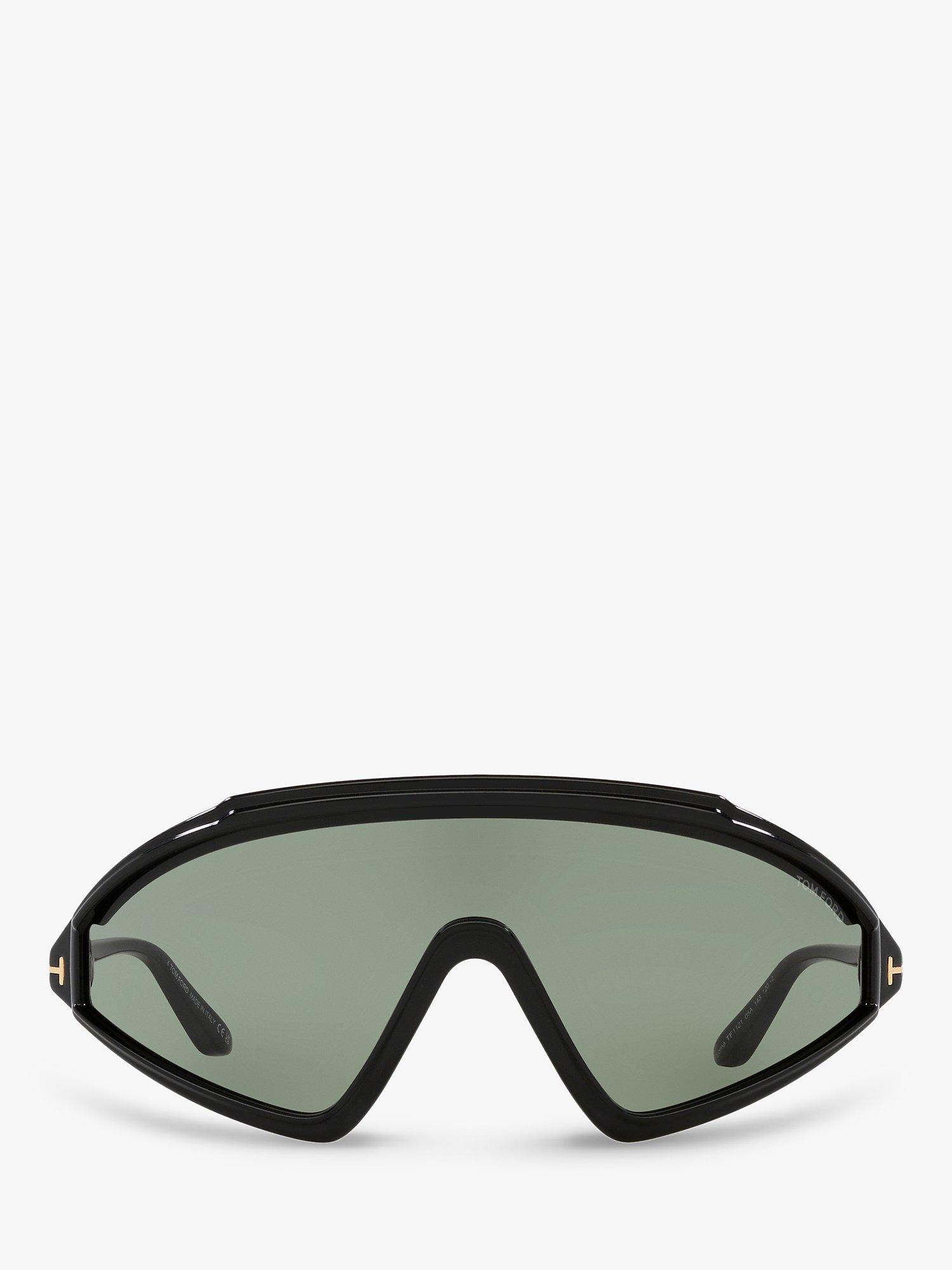 Product image 3 of 5, which shows TOM FORD TR001754 Men's Lorna Wrap Sunglasses, Black/Grey