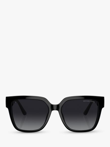 Michael Kors MK2170U Women's Karlie Pillow Sunglasses, Black/Grey Gradient - view 2, Black/Grey Gradient