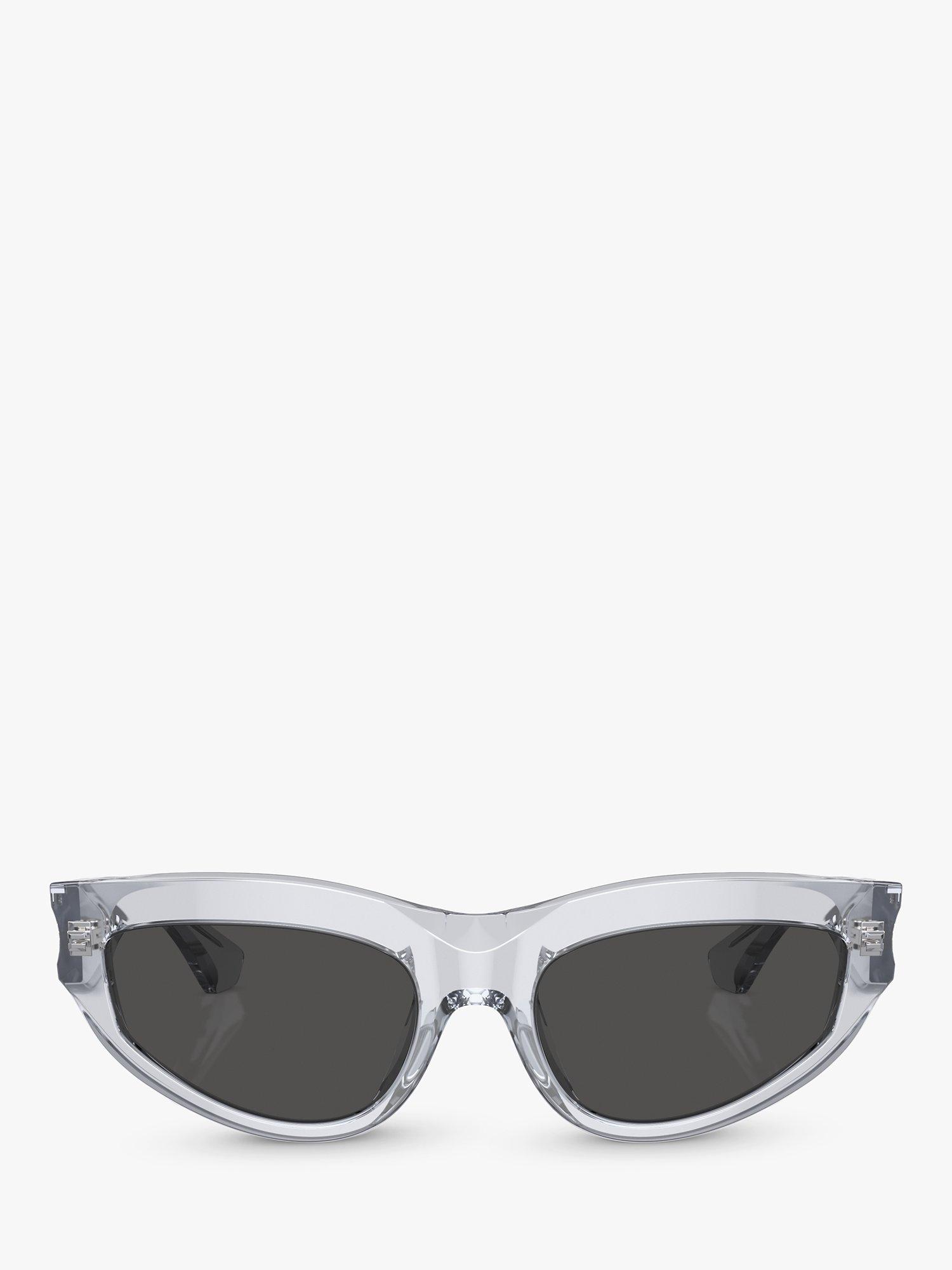 Product image 2 of 5, which shows Burberry BE4425U Women's Cat's Eye Sunglasses, Clear/Grey