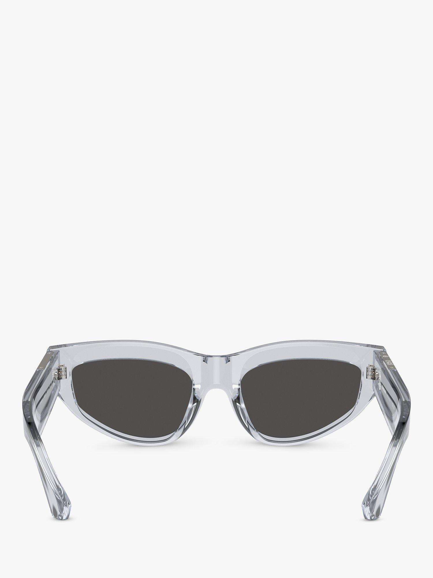 Product image 4 of 5, which shows Burberry BE4425U Women's Cat's Eye Sunglasses, Clear/Grey