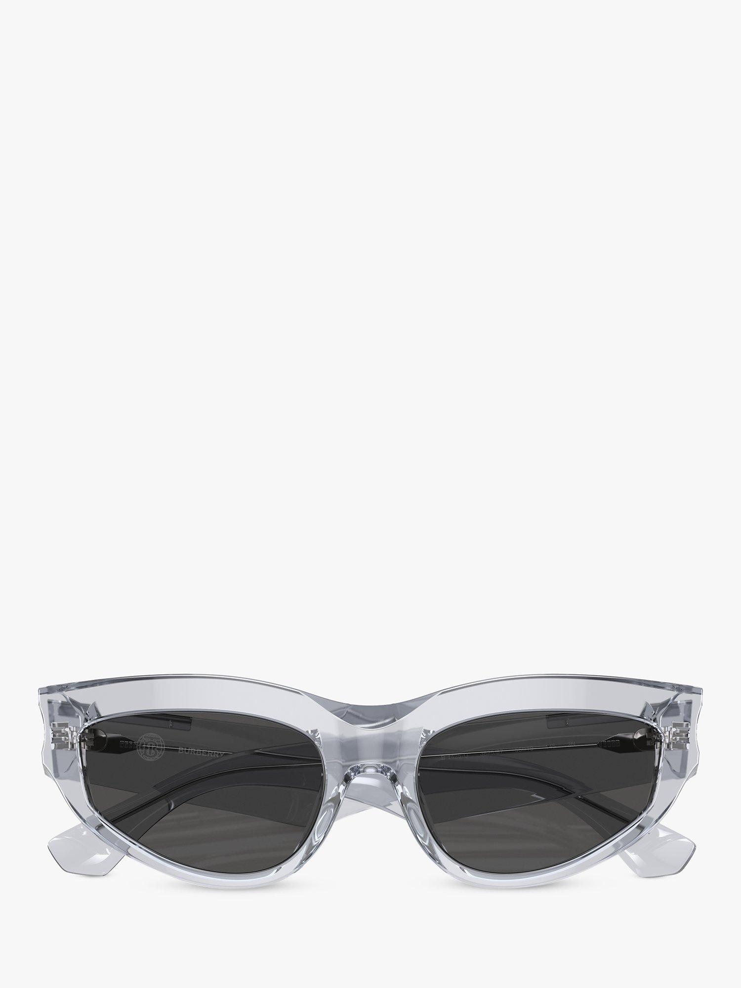 Product image 5 of 5, which shows Burberry BE4425U Women's Cat's Eye Sunglasses, Clear/Grey