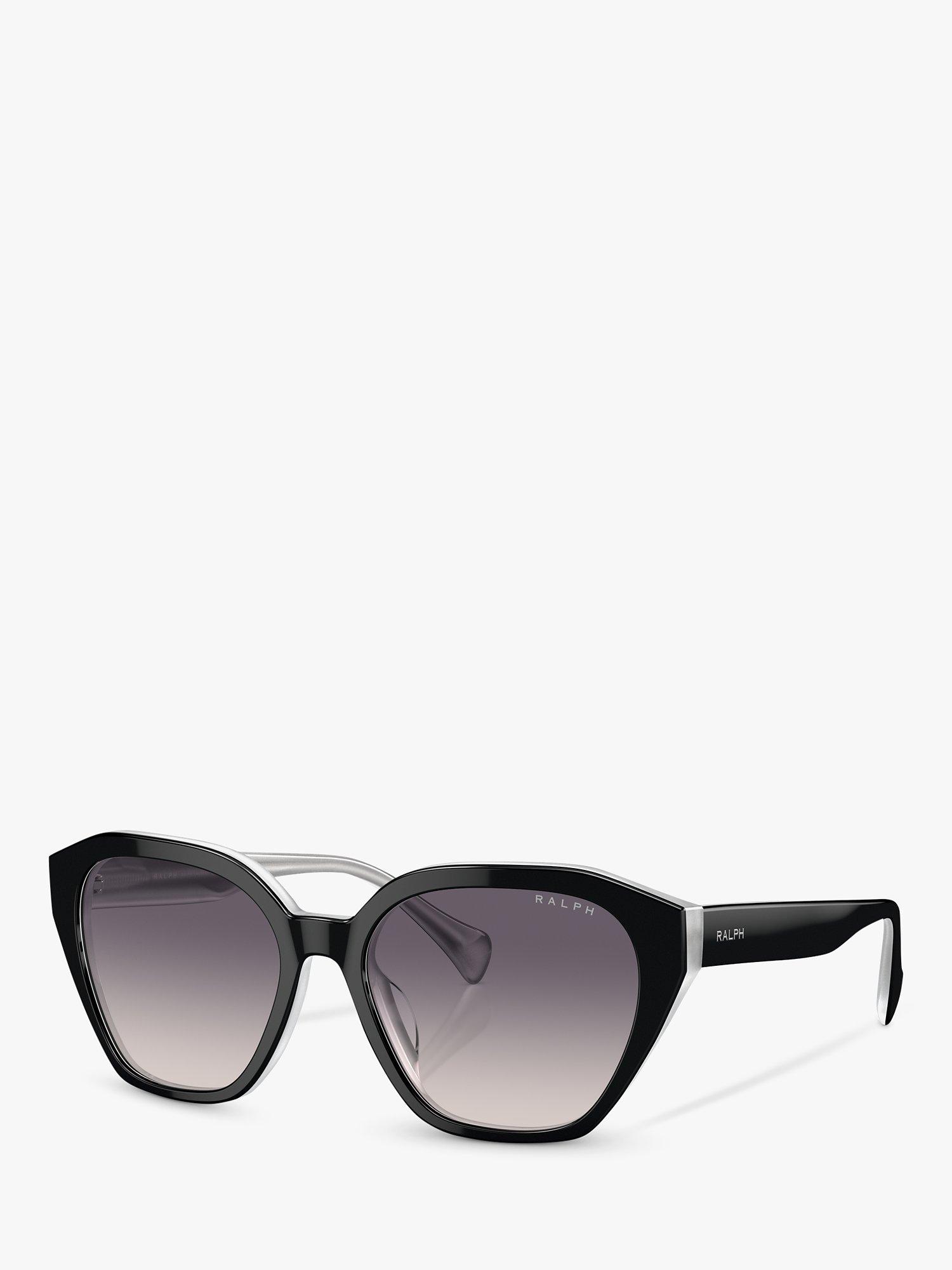 Product image 1 of 5, which shows Ralph Lauren RA5315U Women's Round Sunglasses, Black