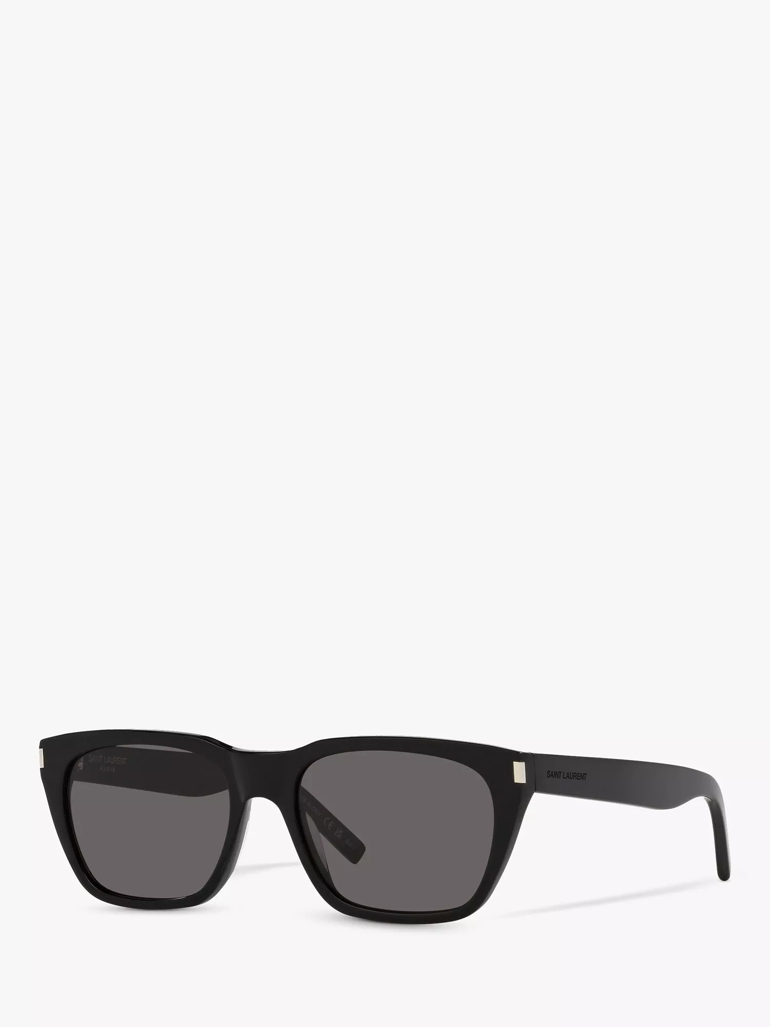 Yves Saint Laurent YS000474 Men s D Shape Sunglasses Black Grey
