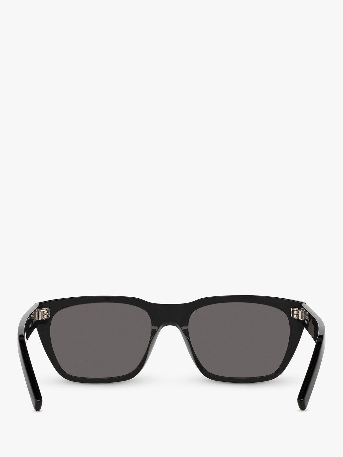 Product image 4 of 4, which shows Yves Saint Laurent YS000474 Men's D-Shape Sunglasses, Black/Grey