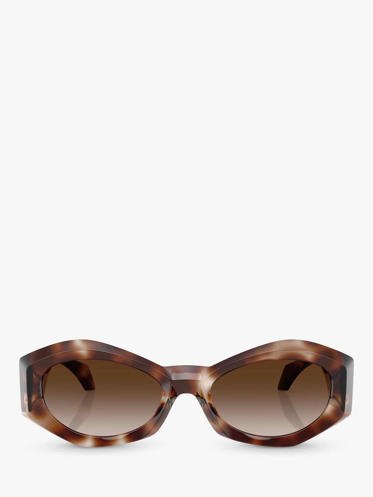 Product image 2 of 5, which shows Versace VE4466U Women's Oval Sunglasses, Havana