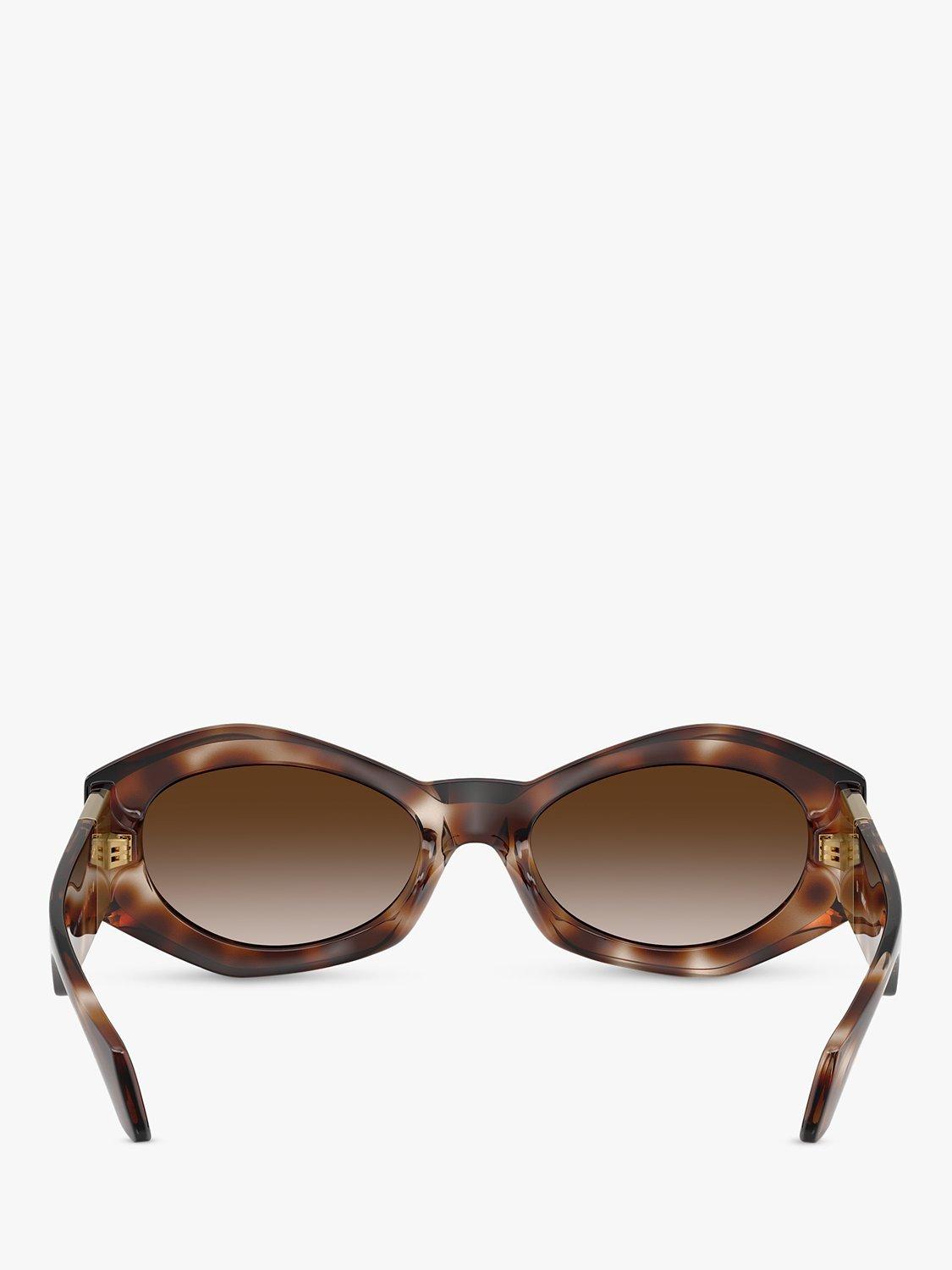 Product image 4 of 5, which shows Versace VE4466U Women's Oval Sunglasses, Havana