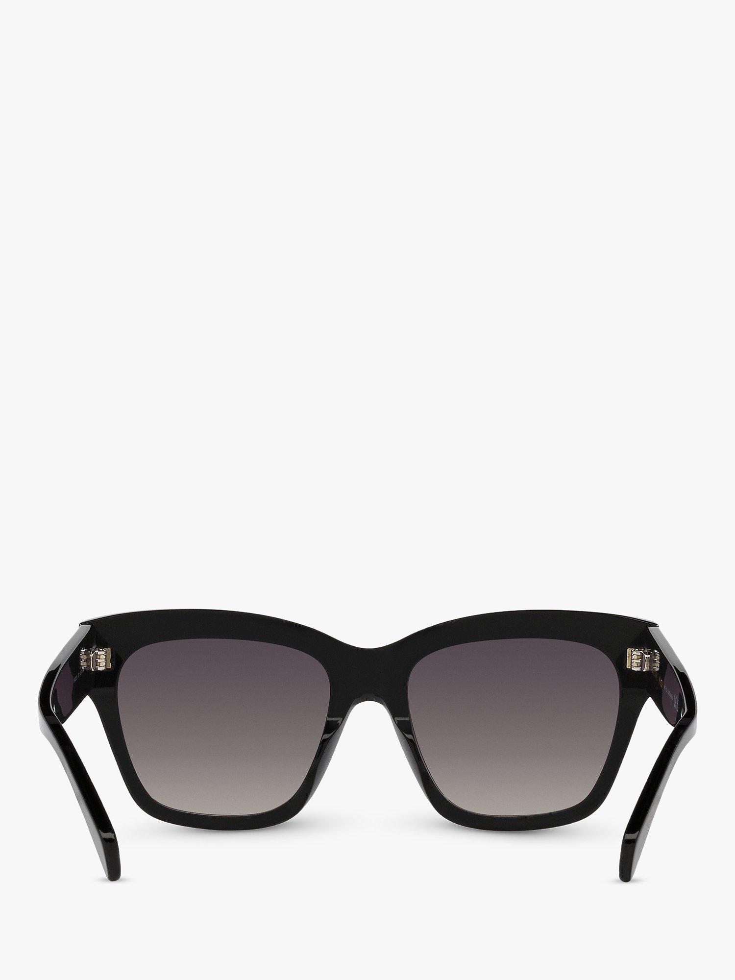 Product image 4 of 4, which shows Celine CL40253I Women's Cat's Eye Sunglasses, Black/Grey Gradient