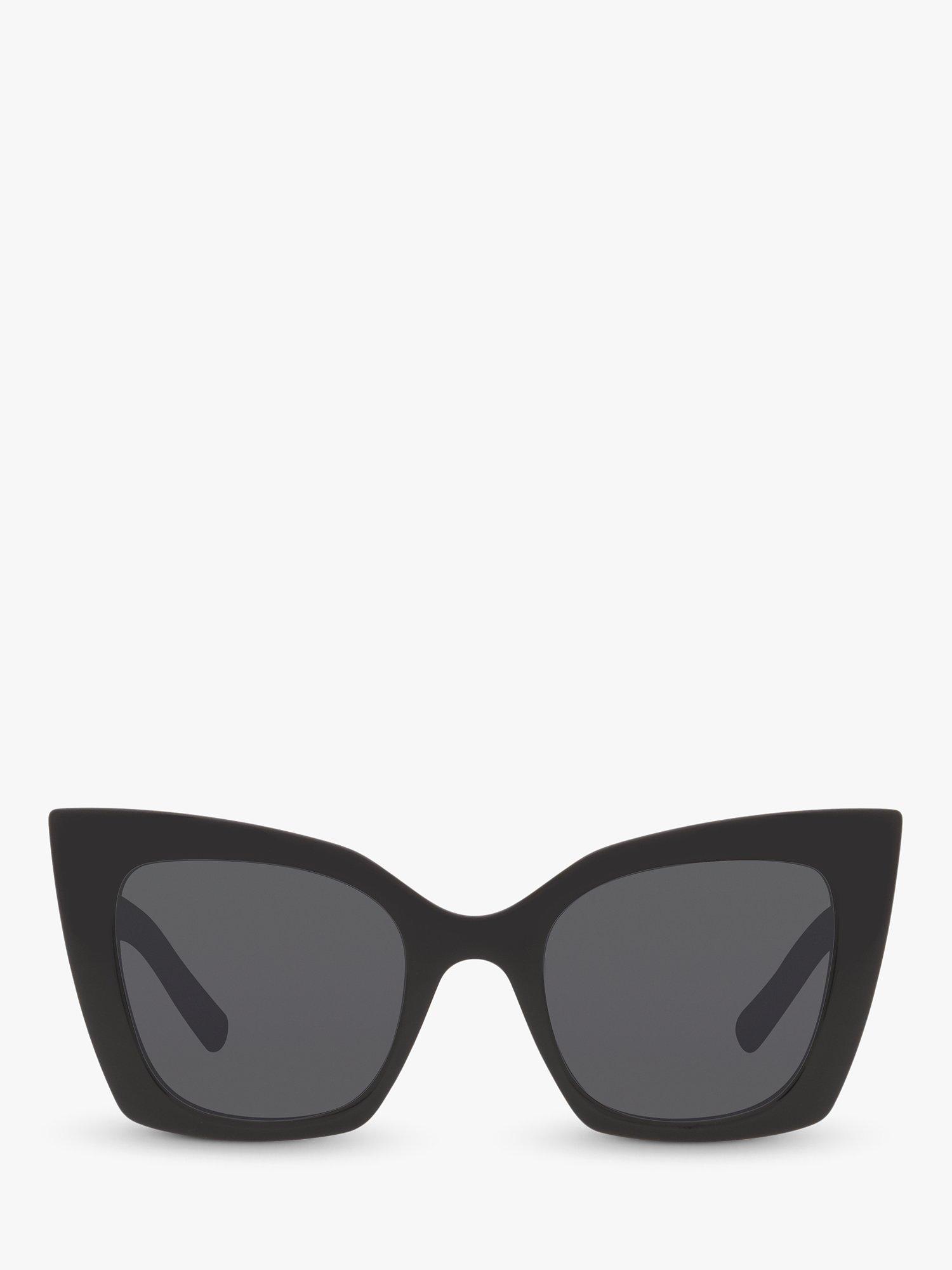 Product image 2 of 4, which shows Yves Saint Laurent YS000413 Women's Cat's Eye Sunglasses, Black/Grey
