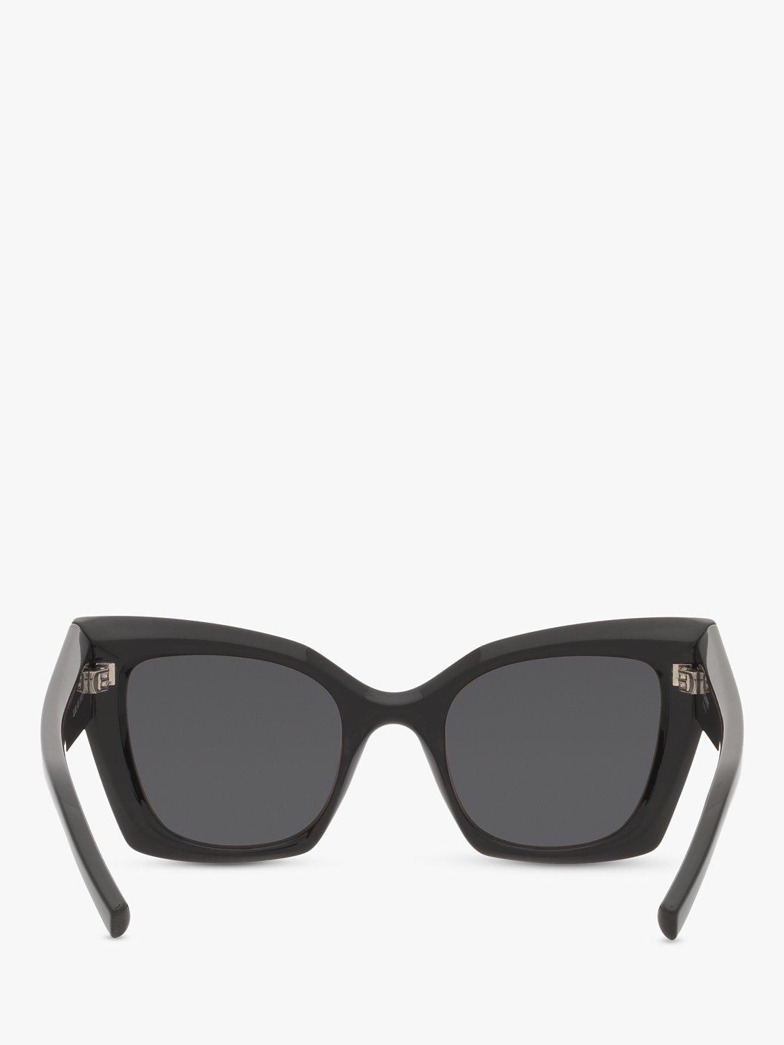 Product image 4 of 4, which shows Yves Saint Laurent YS000413 Women's Cat's Eye Sunglasses, Black/Grey