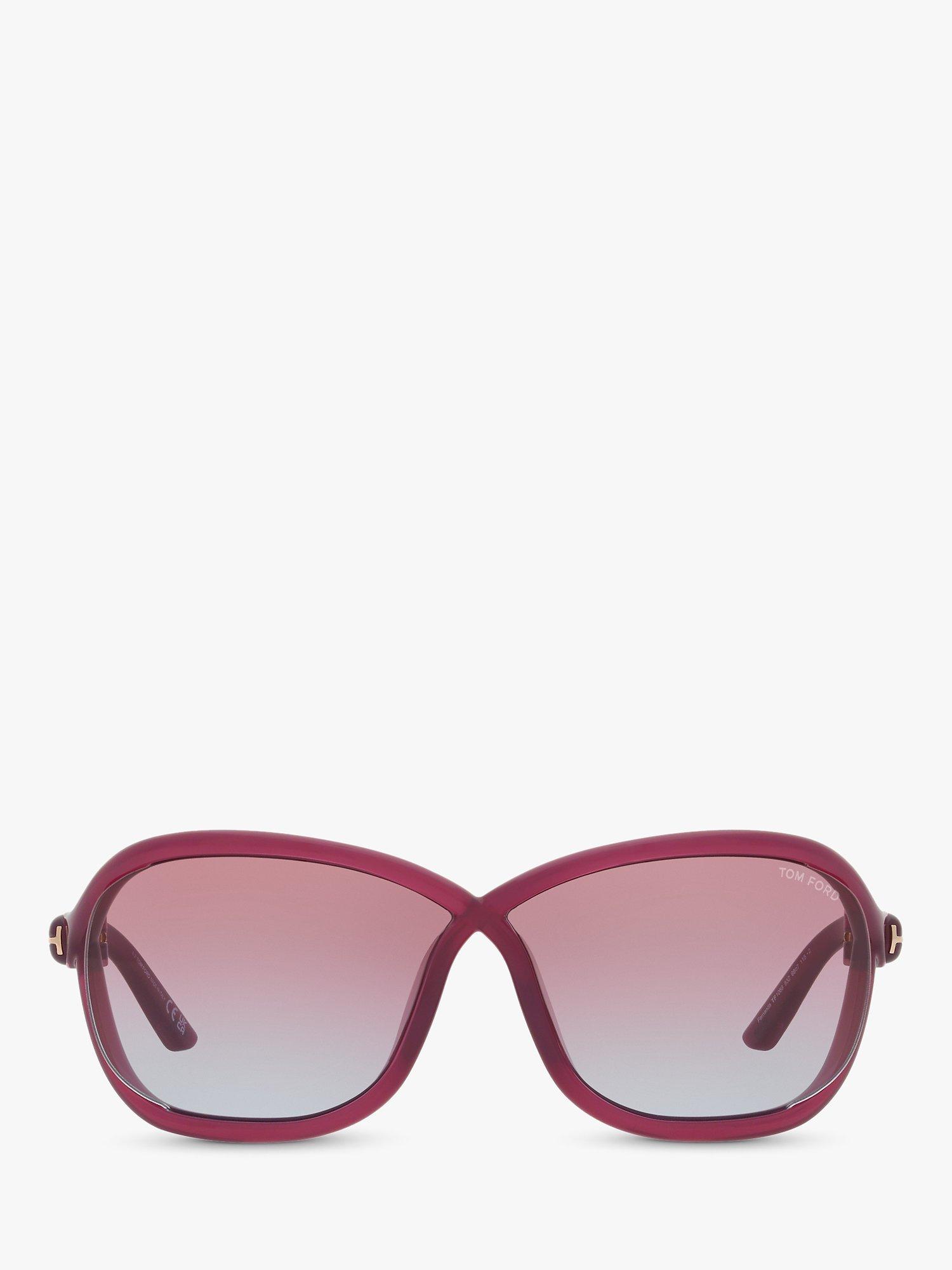 Product image 3 of 5, which shows TOM FORD TR001753 Women's Wrap Sunglasses, Pink