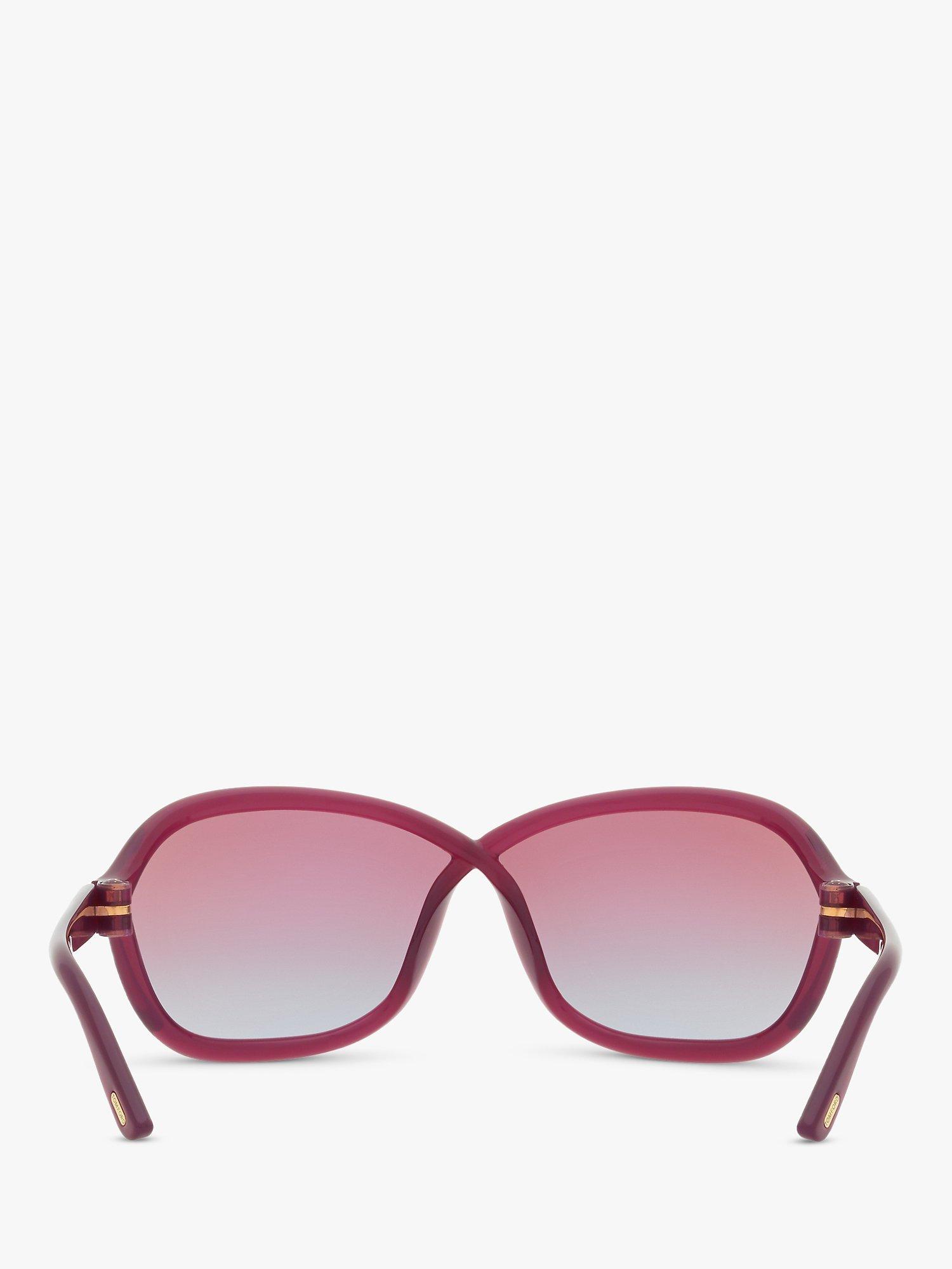 Product image 5 of 5, which shows TOM FORD TR001753 Women's Wrap Sunglasses, Pink