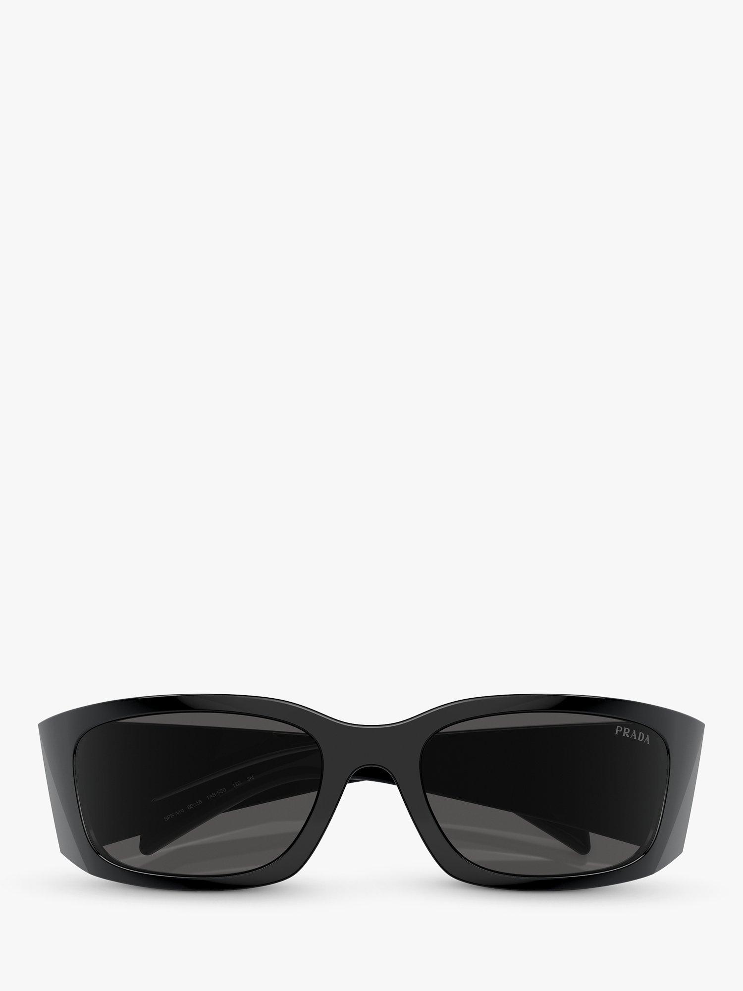 Prada PR A14S Women s Wrap Sunglasses Black Grey