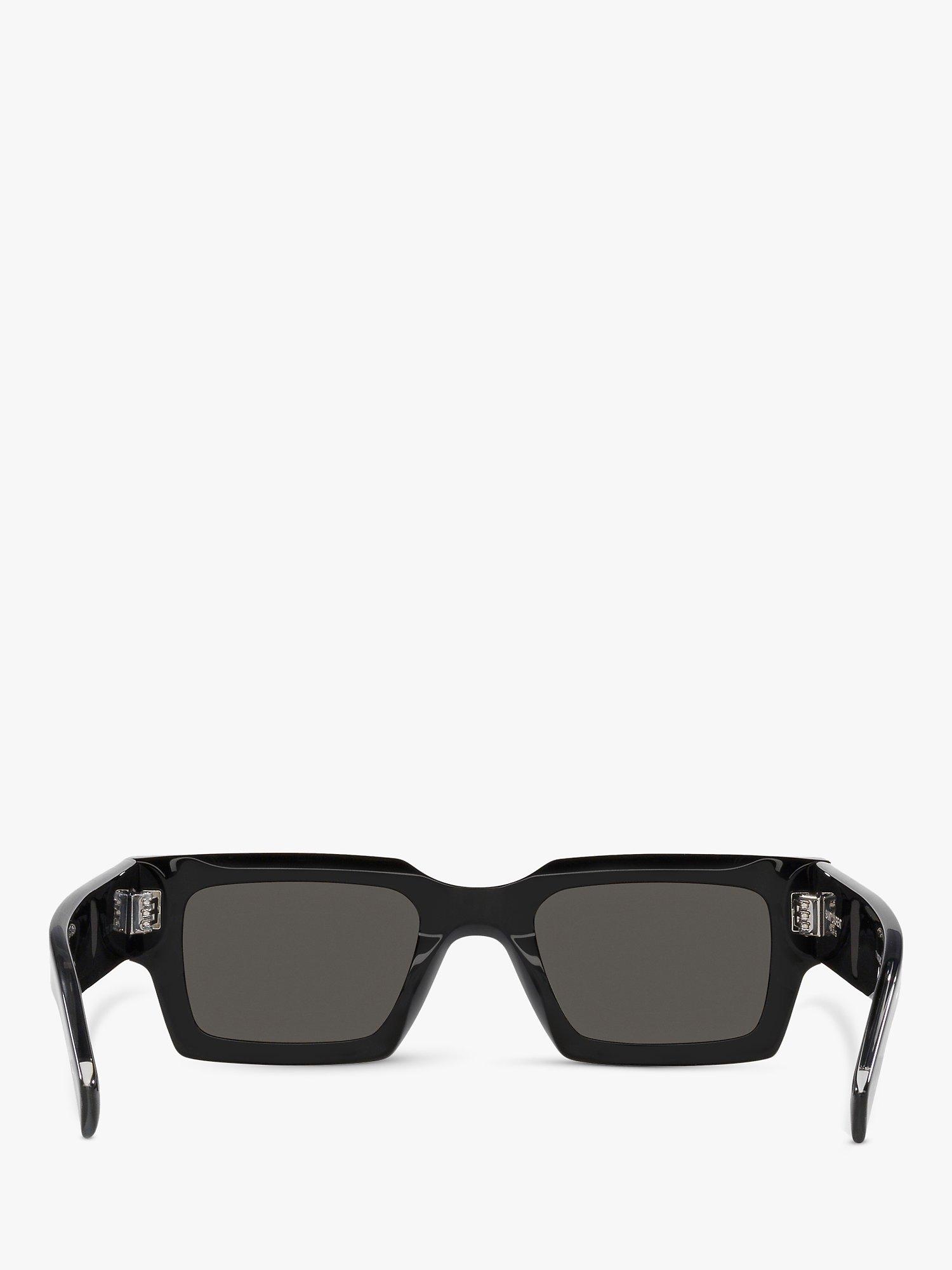 Product image 4 of 4, which shows Yves Saint Laurent YS000468 Unisex Square Sunglasses, Black/Grey