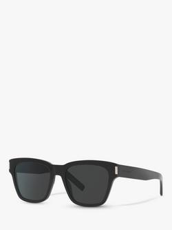 Yves Saint Laurent SL 560 Unisex D-Frame Sunglasses, Black/Grey
