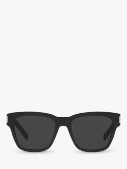 Yves Saint Laurent SL 560 Unisex D-Frame Sunglasses - view 2, Black/Grey