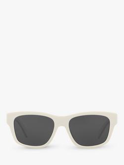 Celine CL40249U Men's Rectangular Sunglasses - view 2, White/Grey