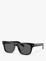 Prada PR A16S Men s D Frame Sunglasses Black Grey