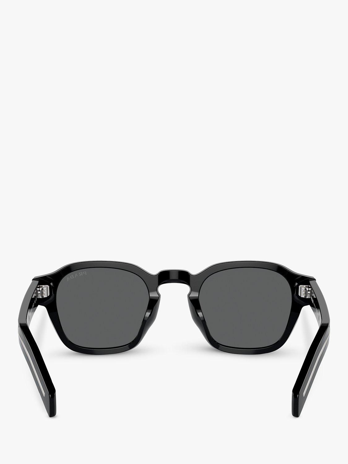 Product image 4 of 5, which shows Prada PR A16S Men's Phantos Sunglasses, Black/Grey