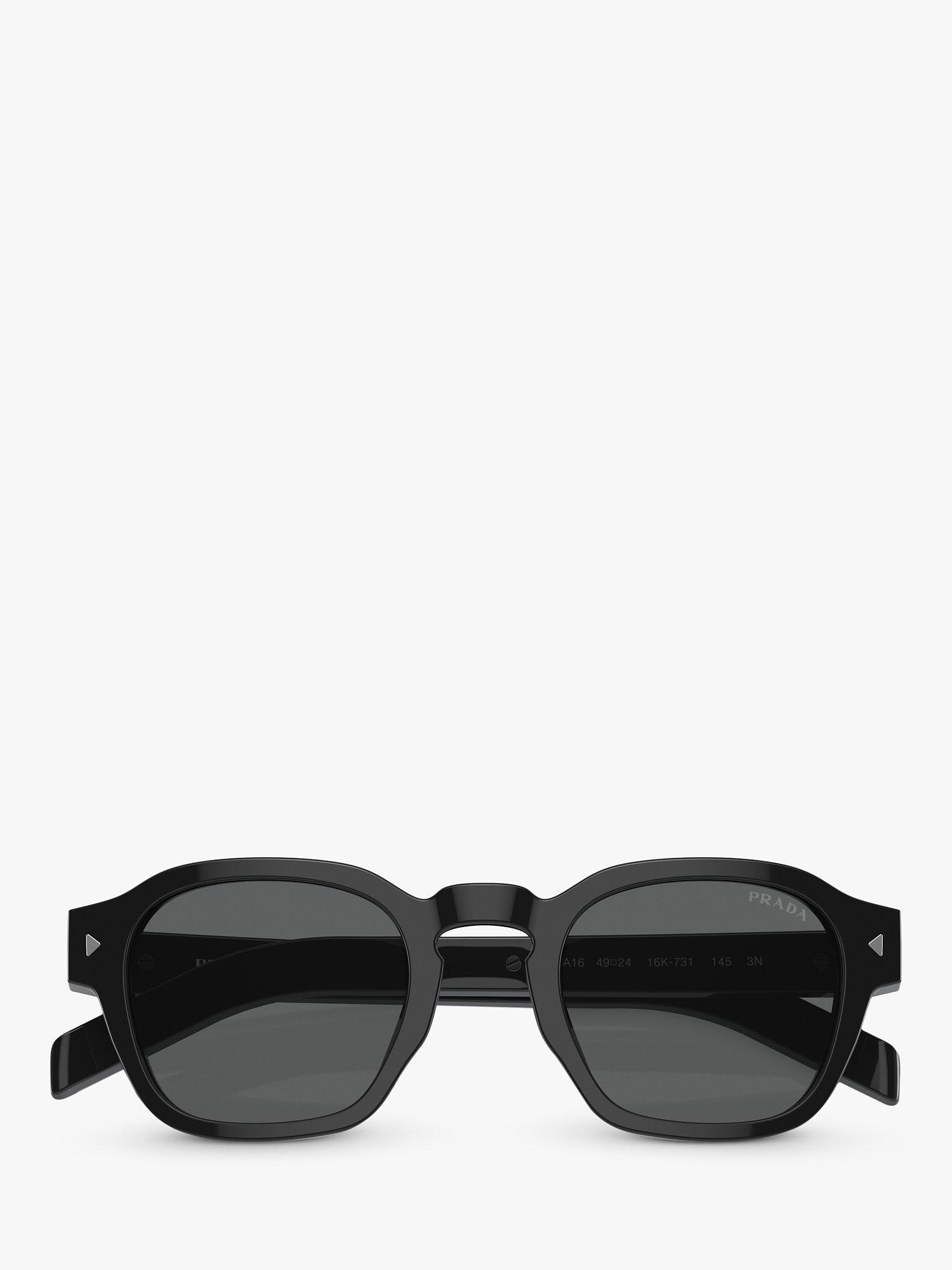 Prada PR A16S Men s Phantos Sunglasses Black Grey