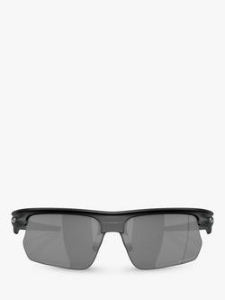 Oakley OO9400 Men's Polarised Rectangular Sunglasses, Matte Black - view 2, Matte Black