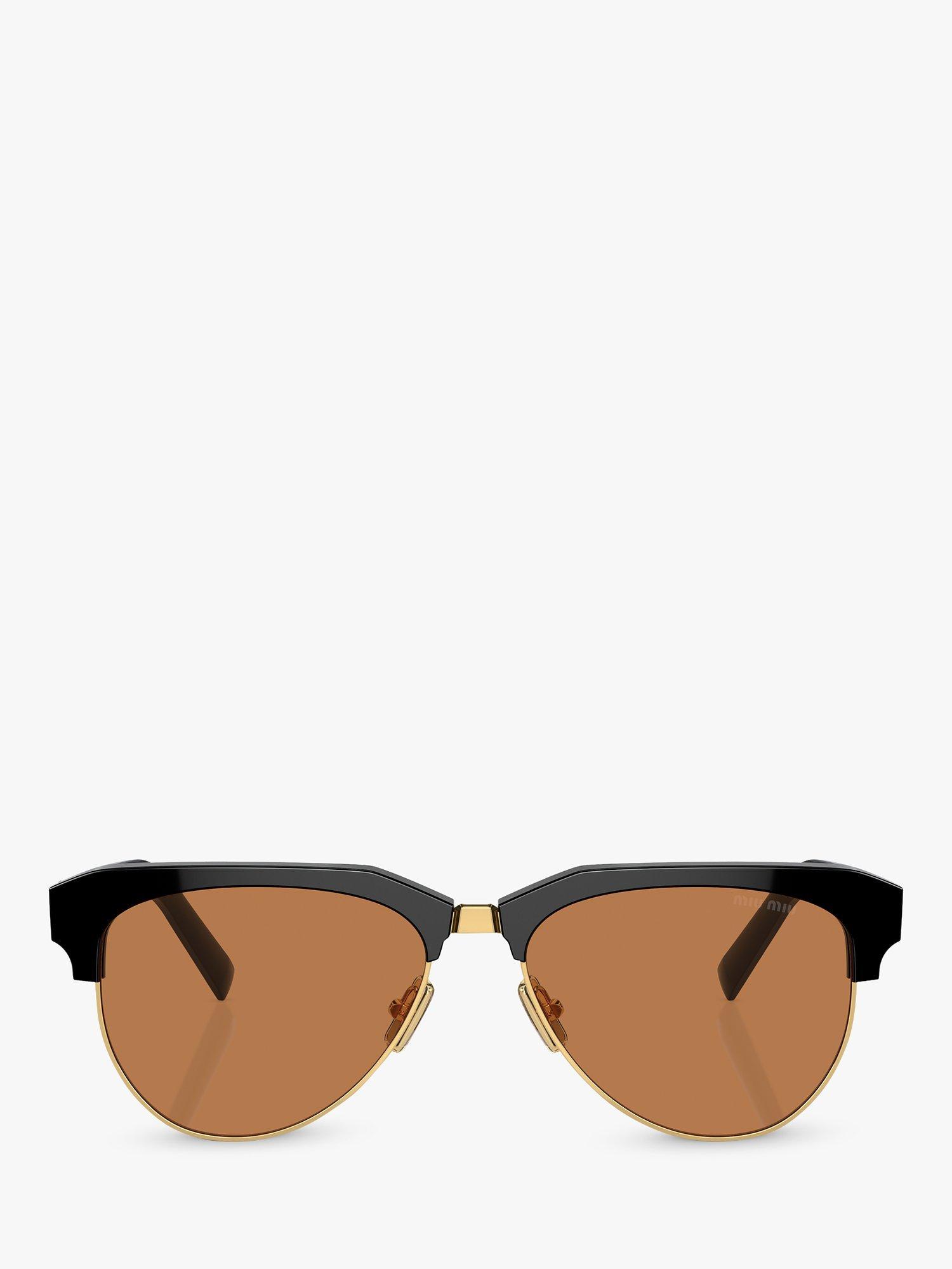 Product image 2 of 5, which shows Miu Miu MU09ZS Women's Sunglasses, Black