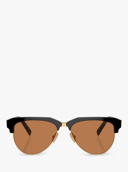 Miu Miu MU09ZS Women's Sunglasses, Black - view 2, Black