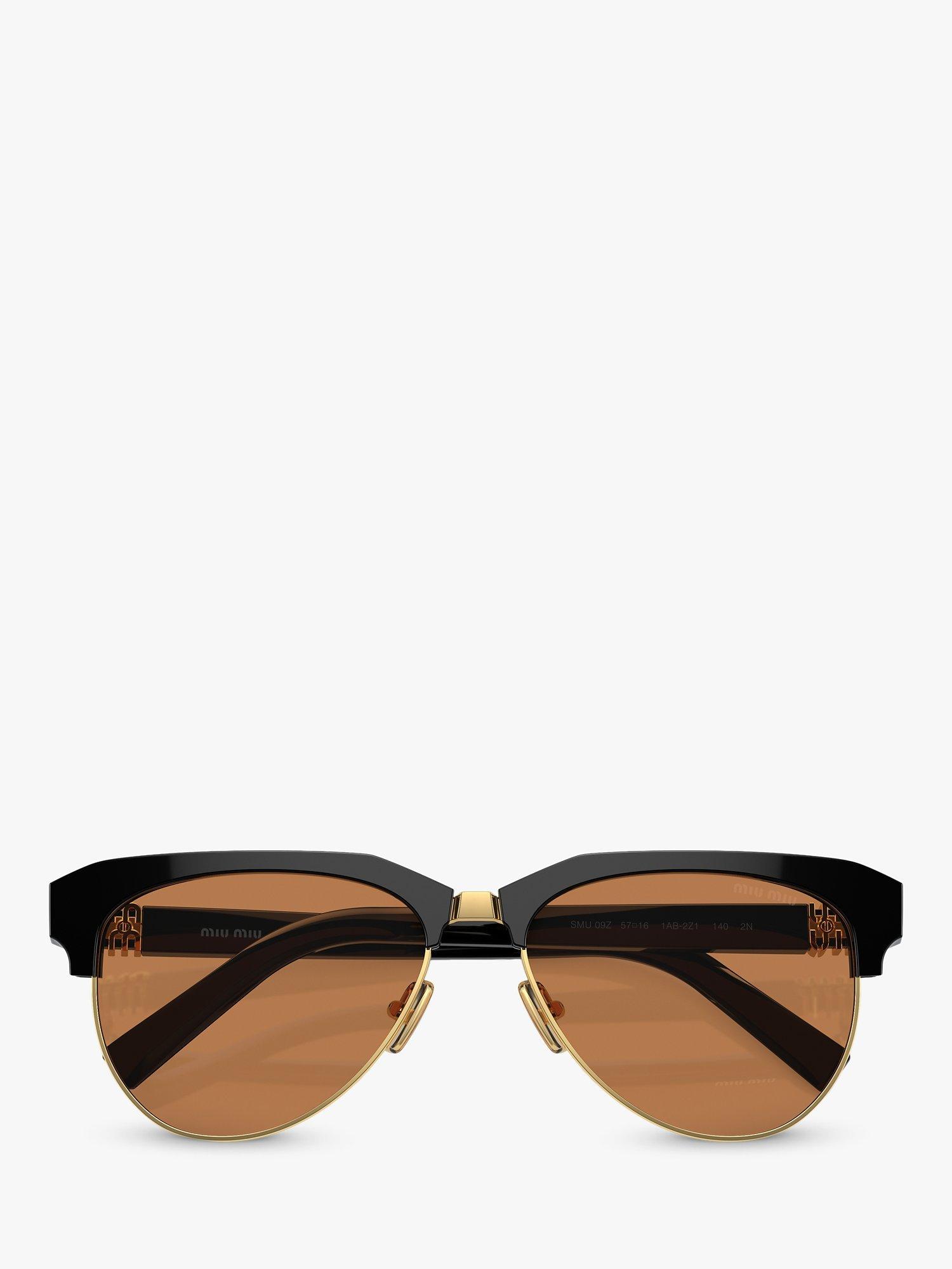 Product image 5 of 5, which shows Miu Miu MU09ZS Women's Sunglasses, Black