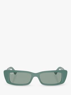 Ray-Ban RB4425 Unisex Rectangular Sunglasses - view 2, Algae Green