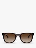 Ray-Ban RB4420 Men's Rectangular Sunglasses, Havana