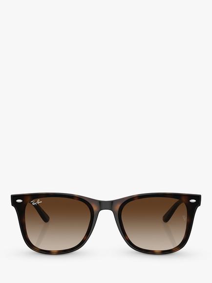 Ray-Ban RB4420 Men's Rectangular Sunglasses, Havana - view 2, Havana