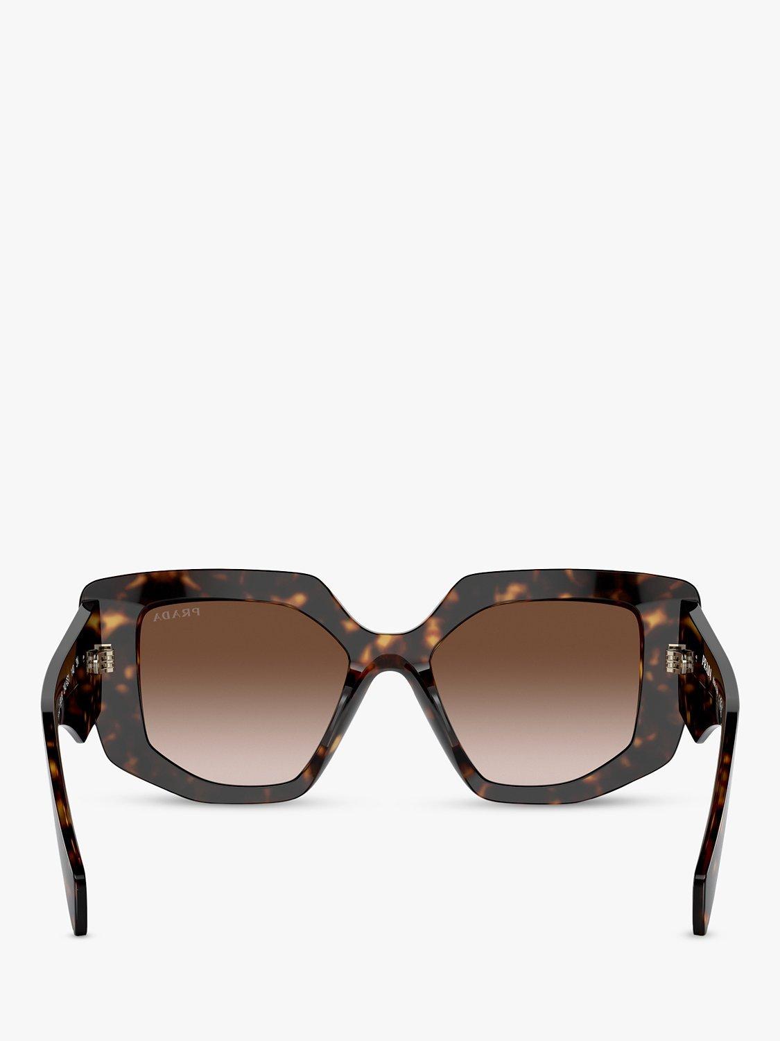 Product image 4 of 5, which shows Prada PR 14ZS Women's Irregular Sunglasses, Tortoise/Brown Gradient