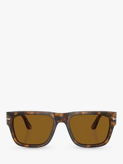Persol PO3348S Unisex D-Frame Sunglasses, Havana/Brown - view 2, Havana/Brown