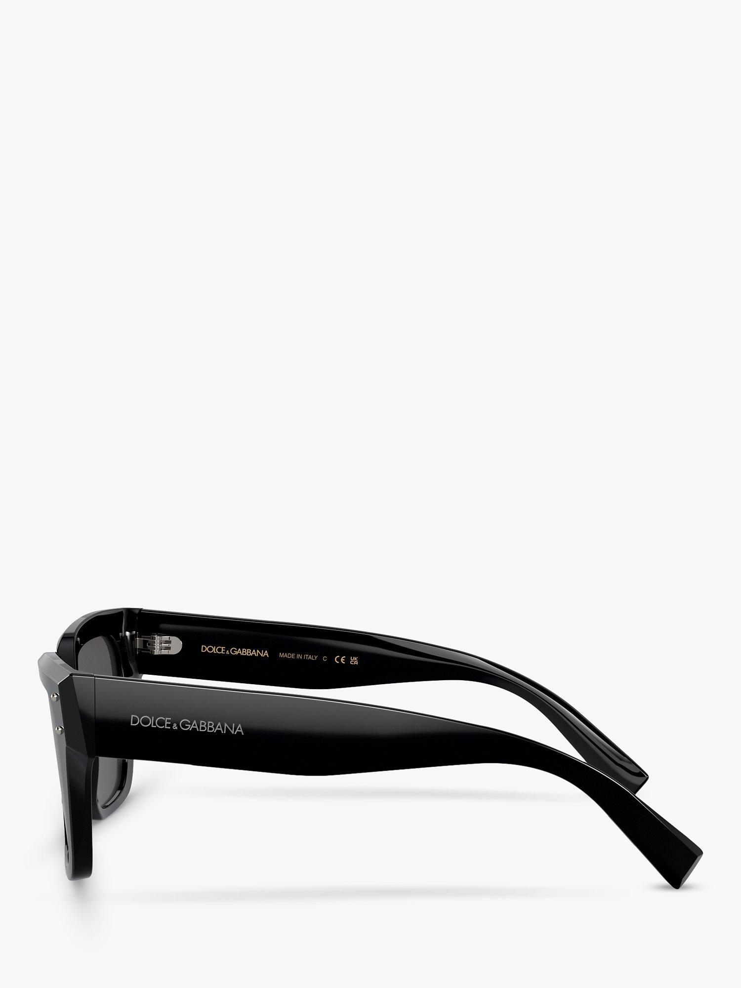 Product image 3 of 5, which shows Dolce & Gabbana DG4471 Women's Rectangular Sunglasses, Black