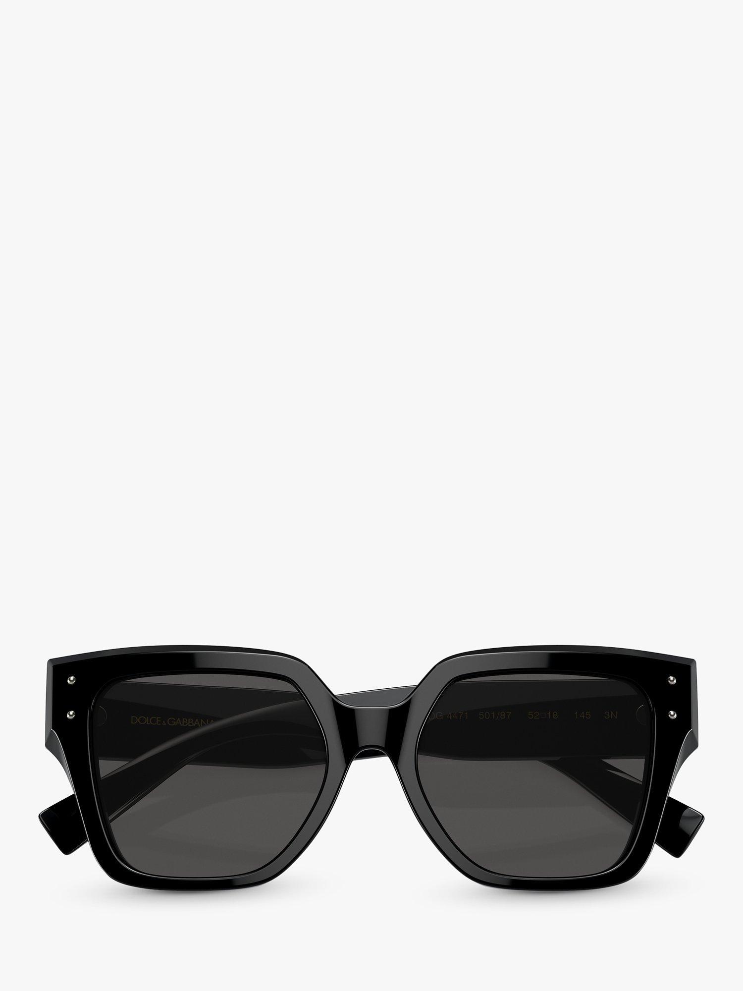 Product image 5 of 5, which shows Dolce & Gabbana DG4471 Women's Rectangular Sunglasses, Black