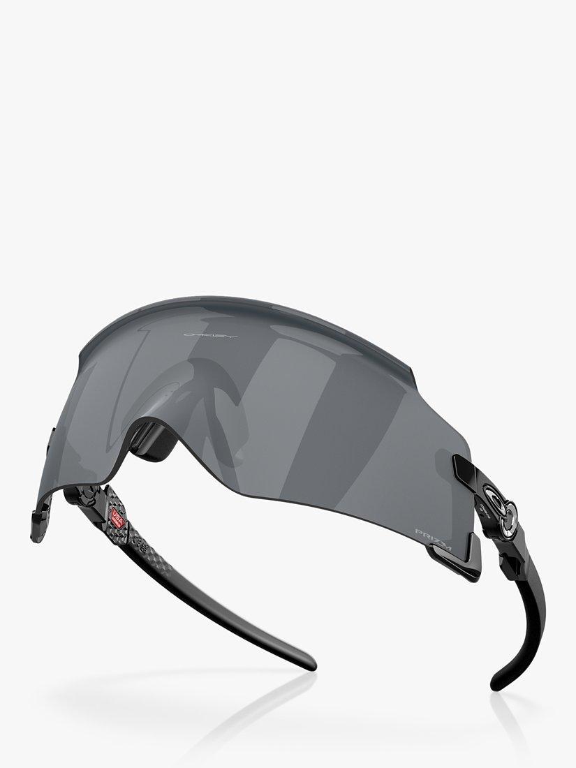 Product image 6 of 9, which shows Oakley OO9455M Men's Prizm Wrap Sunglasses, Polished Black/Grey