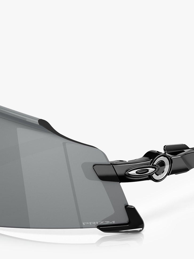 Product image 7 of 9, which shows Oakley OO9455M Men's Prizm Wrap Sunglasses, Polished Black/Grey