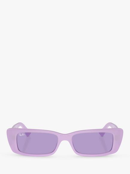 Ray-Ban RB4425 Unisex Rectangular Sunglasses - view 2, Lilac