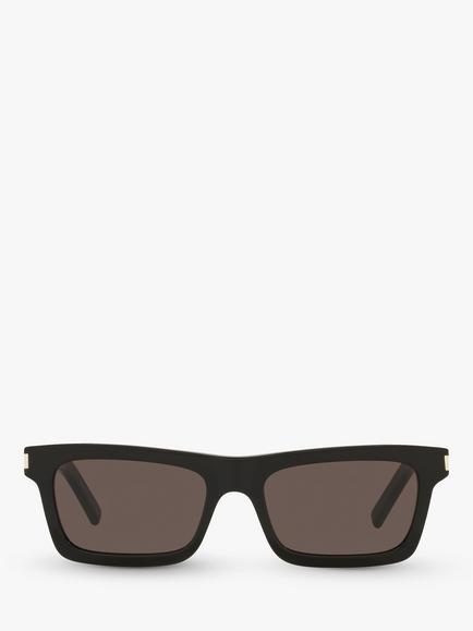 Yves Saint Laurent YS000289 Women's Rectangular Sunglasses, Black - view 2, Black