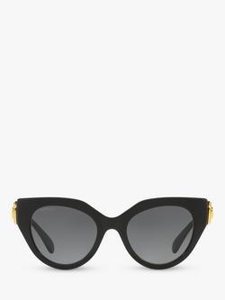Gucci GG1408S Women's Cat's Eye Sunglasses, Black/Grey Gradient - view 2, Black/Grey Gradient