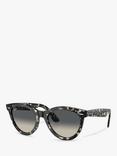 Ray-Ban RB2241 Unisex Wayfarer Way Round Sunglasses, Grey Havana