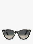 Ray-Ban RB2241 Unisex Wayfarer Way Round Sunglasses, Grey Havana