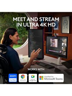 Logitech MX Brio 4K Ultra HD Webcam - view 2, Graphite