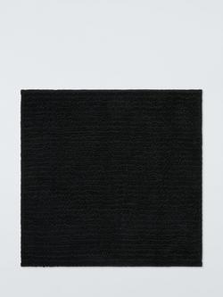 John Lewis Recycled Polyester Quick Dry Bobble Shower Mat, Black